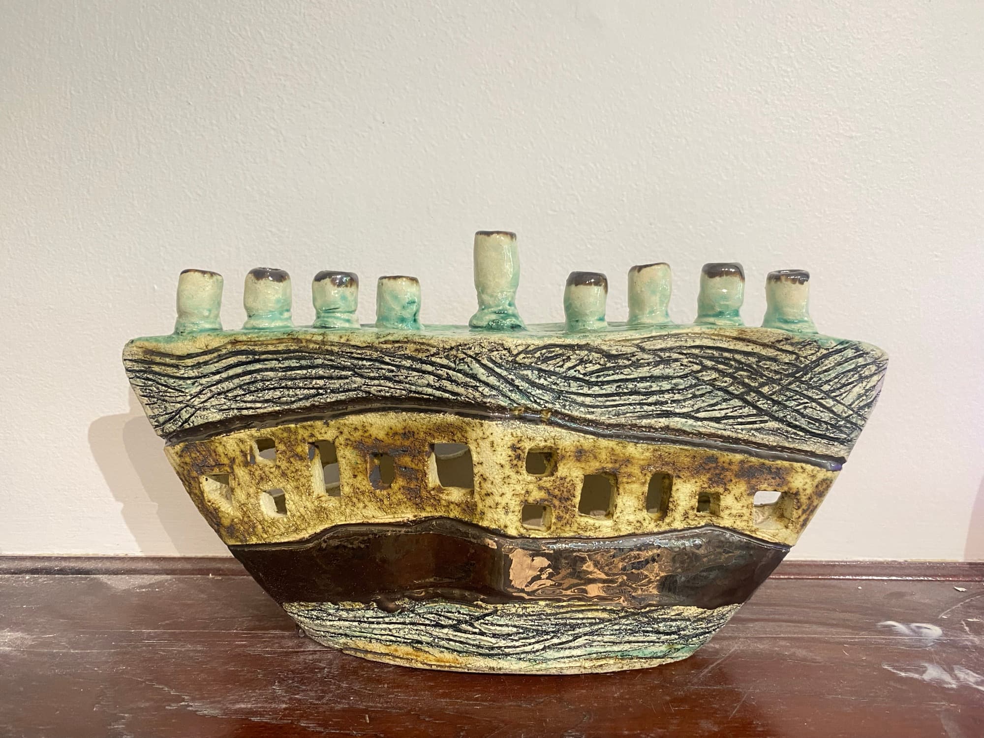 Piece made by a Clay Club student 7