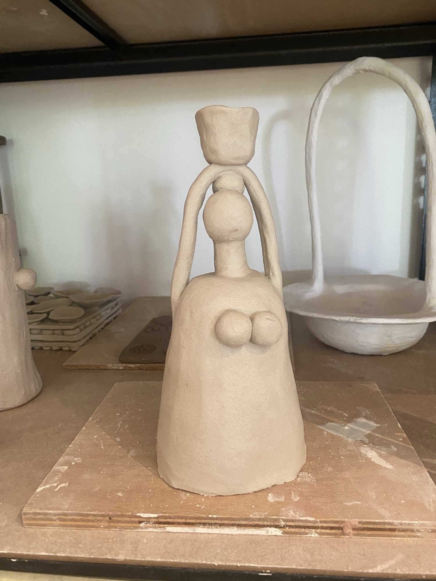 Piece made by a Clay Club student 8